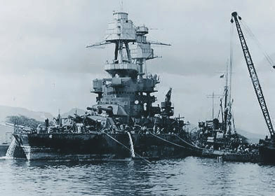 USS "Nevada" po ataku na Pearl Harbor